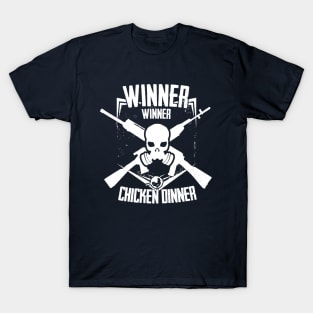 Winner Winner Emblem - White T-Shirt